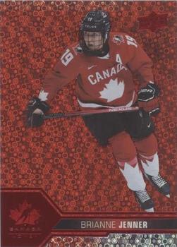 2022-23 Upper Deck Team Canada Juniors - Red Champagne #50 Brianne Jenner Front