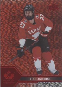 2022-23 Upper Deck Team Canada Juniors - Red Champagne #53 Erin Ambrose Front
