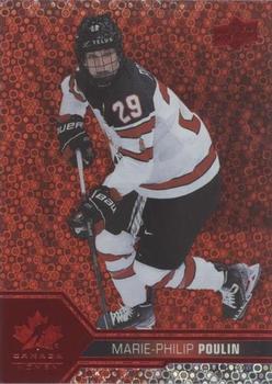 2022-23 Upper Deck Team Canada Juniors - Red Champagne #58 Marie-Philip Poulin Front