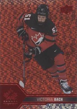 2022-23 Upper Deck Team Canada Juniors - Red Champagne #66 Victoria Bach Front