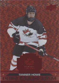 2022-23 Upper Deck Team Canada Juniors - Red Champagne #84 Tanner Howe Front