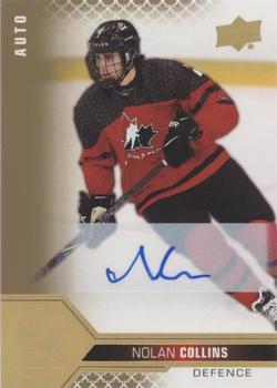 2022-23 Upper Deck Team Canada Juniors - Signatures #31 Nolan Collins Front