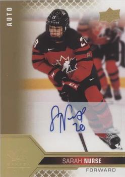 2022-23 Upper Deck Team Canada Juniors - Signatures #51 Sarah Nurse Front