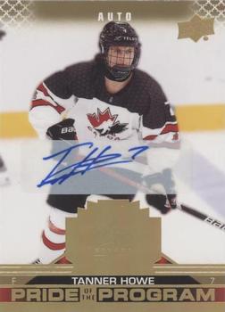 2022-23 Upper Deck Team Canada Juniors - Signatures #84 Tanner Howe Front