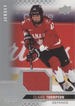 2022-23 Upper Deck Team Canada Juniors - Jersey #62 Claire Thompson Front
