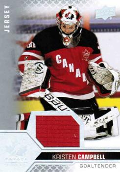 2022-23 Upper Deck Team Canada Juniors - Jersey #65 Kristen Campbell Front