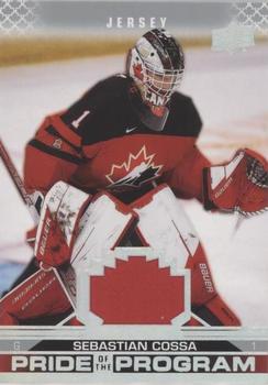 2022-23 Upper Deck Team Canada Juniors - Jersey #70 Sebastian Cossa Front