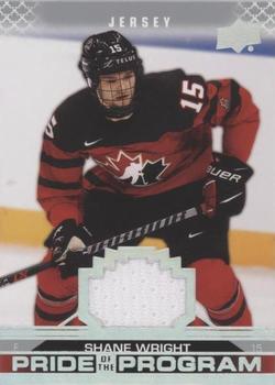 2022-23 Upper Deck Team Canada Juniors - Jersey #74 Shane Wright Front