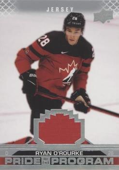 2022-23 Upper Deck Team Canada Juniors - Jersey #82 Ryan O'Rourke Front