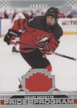 2022-23 Upper Deck Team Canada Juniors - Jersey #94 David Goyette Front