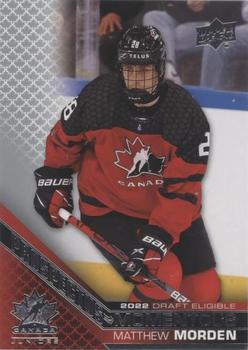 2022-23 Upper Deck Team Canada Juniors - Prospectus Momentous #PM-14 Matthew Morden Front
