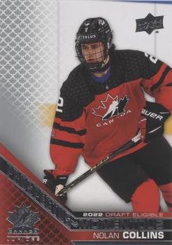 2022-23 Upper Deck Team Canada Juniors - Prospectus Momentous #PM-19 Nolan Collins Front