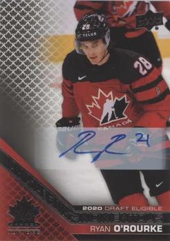 2022-23 Upper Deck Team Canada Juniors - Prospectus Momentous Autographs #PM-41 Ryan O'Rourke Front