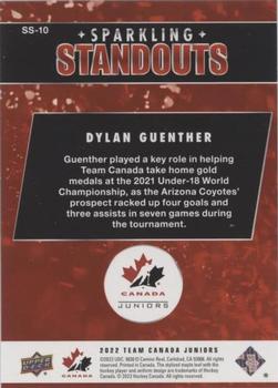 2022-23 Upper Deck Team Canada Juniors - Sparkling Standouts #SS-10 Dylan Guenther Back