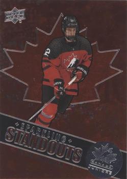2022-23 Upper Deck Team Canada Juniors - Sparkling Standouts #SS-10 Dylan Guenther Front