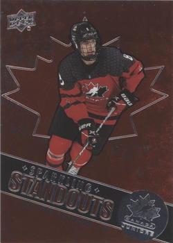 2022-23 Upper Deck Team Canada Juniors - Sparkling Standouts #SS-31 Grayden Siepmann Front