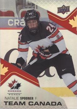 2022-23 Upper Deck Team Canada Juniors - Team Canada Acetates #CA-38 Natalie Spooner Front