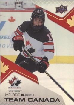 2022-23 Upper Deck Team Canada Juniors - Team Canada Acetates #CA-39 Melodie Daoust Front