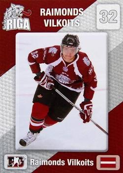 2010-11 Riga Dynamo (KHL) - HK Riga #4 Raimonds Vilkoits Front