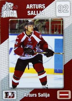2010-11 Riga Dynamo (KHL) - HK Riga #16 Arturs Salija Front