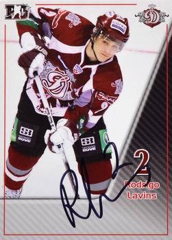 2010-11 Riga Dynamo (KHL) - Autographs #A-RLa Rodrigo Lavins Front