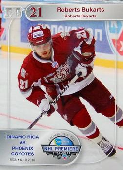 2010-11 Riga Dynamo (KHL) - NHL Premiere Challenge #13 Roberts Bukarts Front