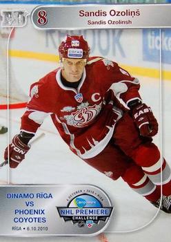 2010-11 Riga Dynamo (KHL) - NHL Premiere Challenge #N-16 Sandis Ozolinsh Front