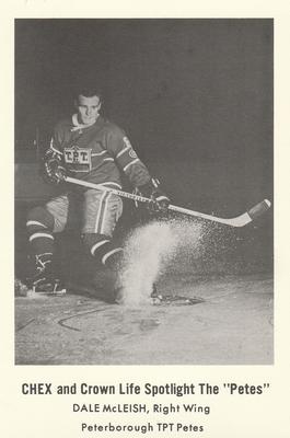 1966-67 Crown Life Peterborough Petes (OHA) #NNO Dale MacLeish Front