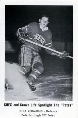 1966-67 Crown Life Peterborough Petes (OHA) #NNO Dick Redmond Front