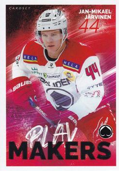 2022-23 Cardset Finland - Playmakers #PM 15 Jan-Mikael Järvinen Front