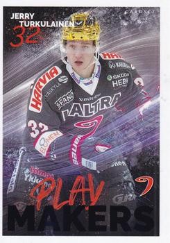 2022-23 Cardset Finland - Playmakers Blue #PM 5 Jerry Turkulainen Front