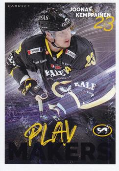 2022-23 Cardset Finland - Playmakers Blue #PM 8 Joonas Kemppainen Front