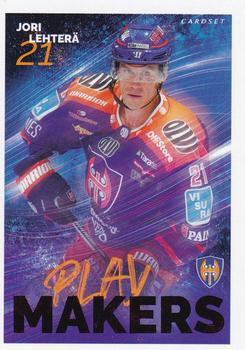 2022-23 Cardset Finland - Playmakers Red #PM 13 Jori Lehterä Front