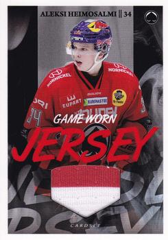 2022-23 Cardset Finland - Game Worn Jersey Series 2 Exchange #GWJ8 Aleksi Heimosalmi Front