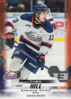 2022-23 Extreme Saginaw Spirit (OHL) #7 Theo Hill Front