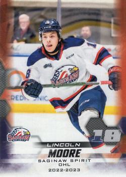 2022-23 Extreme Saginaw Spirit (OHL) #10 Lincoln Moore Front