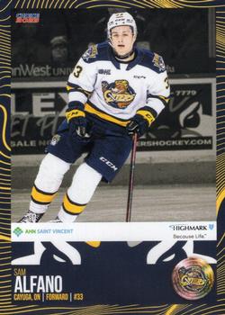 2022-23 Choice Erie Otters (OHL) #2 Sam Alfano Front