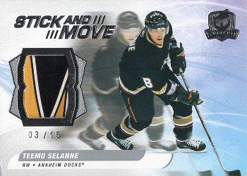 2020-21 Upper Deck The Cup - Stick and Move #SM-TS Teemu Selanne Front