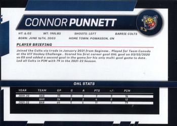 2022-23 Barrie Colts (OHL) #NNO Connor Punnett Back