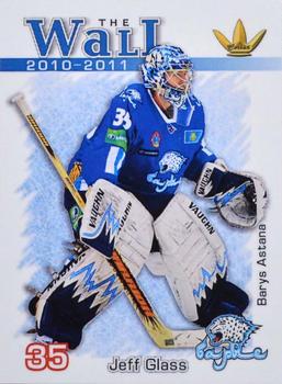 2010-11 Corona KHL The Wall Series 2 (unlicensed) #16 Jeff Glass Front