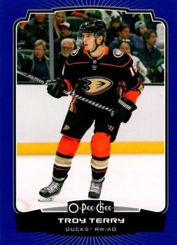 2022-23 O-Pee-Chee - Blue Border #81 Troy Terry Front