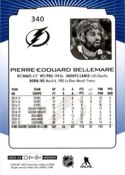 2022-23 O-Pee-Chee - Blue Border #340 Pierre-Edouard Bellemare Back