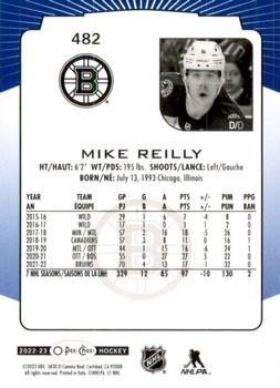 2022-23 O-Pee-Chee - Blue Border #482 Mike Reilly Back