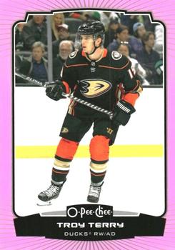 2022-23 O-Pee-Chee - Neon Pink Border #81 Troy Terry Front