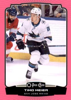 2022-23 O-Pee-Chee - Neon Pink Border #193 Timo Meier Front