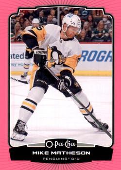 2022-23 O-Pee-Chee - Neon Pink Border #314 Mike Matheson Front