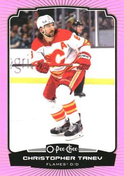 2022-23 O-Pee-Chee - Neon Pink Border #330 Christopher Tanev Front