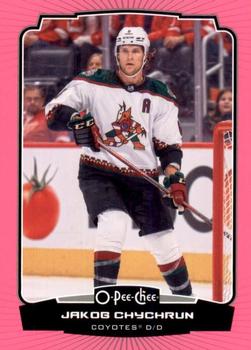 2022-23 O-Pee-Chee - Neon Pink Border #478 Jakob Chychrun Front