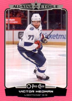 2022-23 O-Pee-Chee - Neon Pink Border #515 Victor Hedman Front