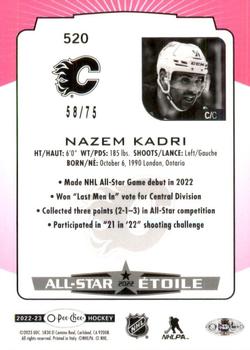 2022-23 O-Pee-Chee - Neon Pink Border #520 Nazem Kadri Back